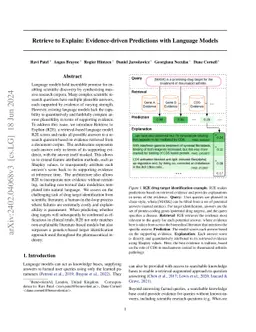 Retrieve to Explain: Evidence-driven Predictions for Explainable Drug Target Identification