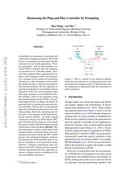 Harnessing the Plug-and-Play Controller by Prompting