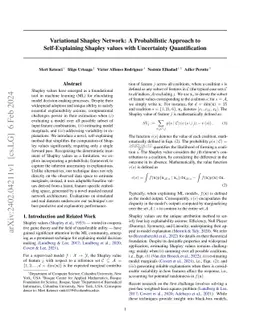 Probabilistic Shapley Value Modeling and Inference