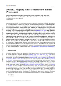 MusicRL: Aligning Music Generation to Human Preferences