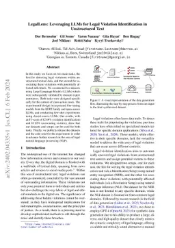 LegalLens: Leveraging LLMs for Legal Violation Identification in
  Unstructured Text