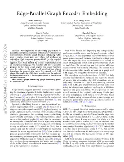Edge-Parallel Graph Encoder Embedding