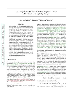 On Computational Limits of Modern Hopfield Models: A Fine-Grained
  Complexity Analysis