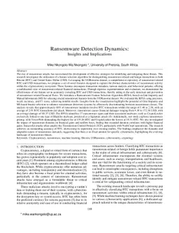 Ransomware Detection Dynamics: Insights and Implications