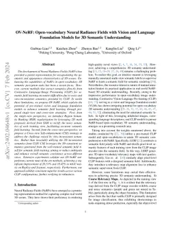 OV-NeRF: Open-vocabulary Neural Radiance Fields with Vision and Language
  Foundation Models for 3D Semantic Understanding