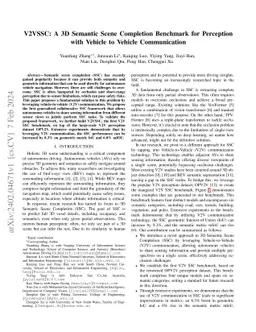 V2VSSC: A 3D Semantic Scene Completion Benchmark for Perception with
  Vehicle to Vehicle Communication