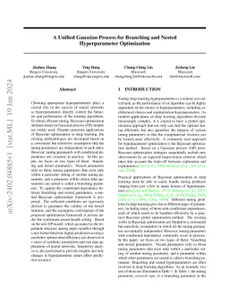 A Unified Gaussian Process for Branching and Nested Hyperparameter
  Optimization