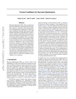 Voronoi Candidates for Bayesian Optimization