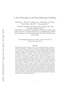 A Novel Paradigm in Solving Multiscale Problems