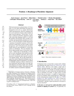 A Roadmap to Pluralistic Alignment
