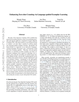 Enhancing Zero-shot Counting via Language-guided Exemplar Learning