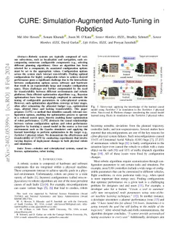 CURE: Simulation-Augmented Auto-Tuning in Robotics