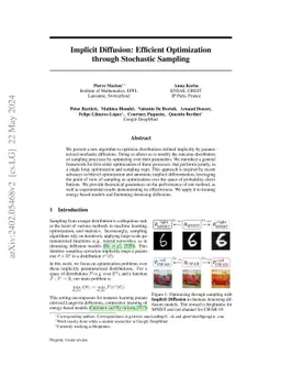 Implicit Diffusion: Efficient Optimization through Stochastic Sampling