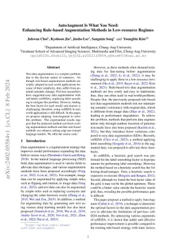 AutoAugment Is What You Need: Enhancing Rule-based Augmentation Methods
  in Low-resource Regimes