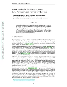 SoftEDA: Rethinking Rule-Based Data Augmentation with Soft Labels