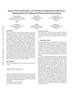 Sparse-VQ Transformer: An FFN-Free Framework with Vector Quantization
  for Enhanced Time Series Forecasting