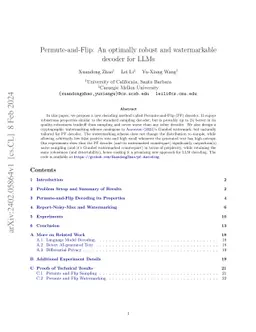 Permute-and-Flip: An optimally stable and watermarkable decoder for LLMs