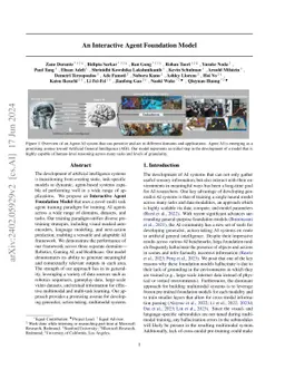 An Interactive Agent Foundation Model