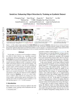 InstaGen: Enhancing Object Detection by Training on Synthetic Dataset