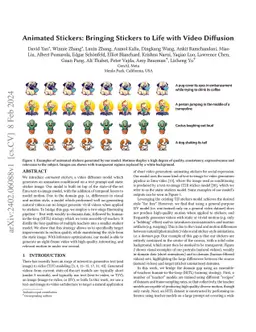 Animated Stickers: Bringing Stickers to Life with Video Diffusion