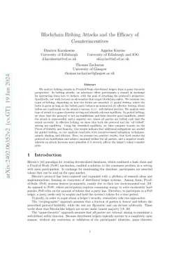 Blockchain Bribing Attacks and the Efficacy of Counterincentives