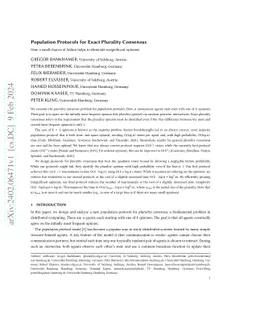 Population Protocols for Exact Plurality Consensus -- How a small chance
  of failure helps to eliminate insignificant opinions