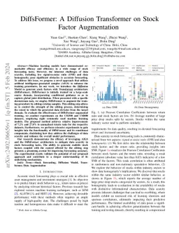 DiffsFormer: A Diffusion Transformer on Stock Factor Augmentation