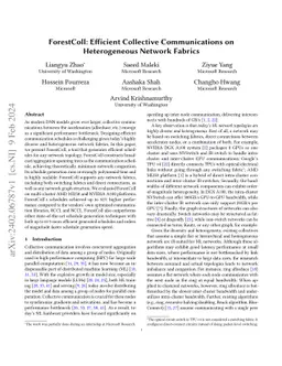 ForestColl: Throughput-Optimal Collective Communications on Heterogeneous Network Fabrics