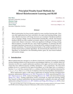 Principled Penalty-based Methods for Bilevel Reinforcement Learning and
  RLHF