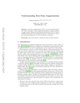 Understanding Test-Time Augmentation