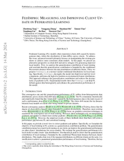 FedImpro: Measuring and Improving Client Update in Federated Learning