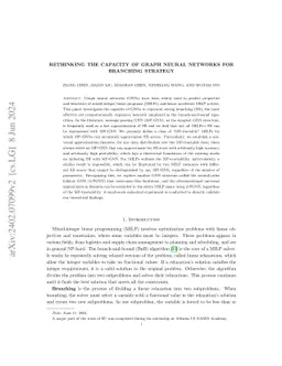 Rethinking the Capacity of Graph Neural Networks for Branching Strategy