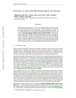 Natural Language Reinforcement Learning