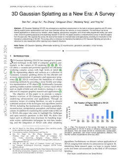 3D Gaussian as a New Era: A Survey