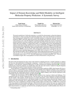 Impact of Domain Knowledge and Multi-Modality on Intelligent Molecular
  Property Prediction: A Systematic Survey