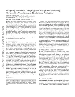 Imagining a Future of Designing with AI: Dynamic Grounding, Constructive
  Negotiation, and Sustainable Motivation