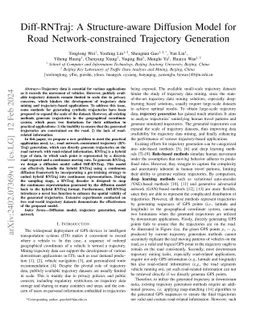 Diff-RNTraj: A Structure-aware Diffusion Model for Road
  Network-constrained Trajectory Generation