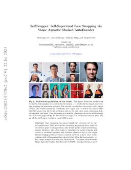 SelfSwapper: Self-Supervised Face Swapping via Shape Agnostic Masked
  AutoEncoder