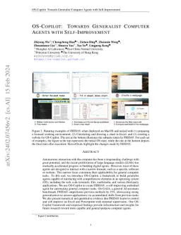 OS-Copilot: Towards Generalist Computer Agents with Self-Improvement