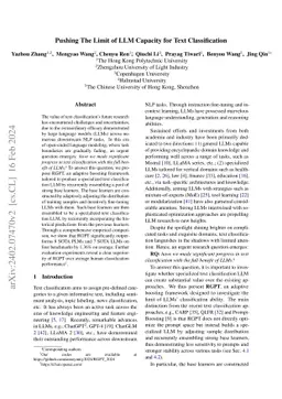 Pushing The Limit of LLM Capacity for Text Classification