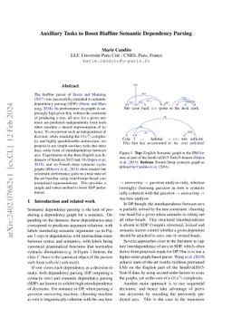 Auxiliary Tasks to Boost Biaffine Semantic Dependency Parsing