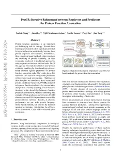 ProtIR: Iterative Refinement between Retrievers and Predictors for
  Protein Function Annotation
