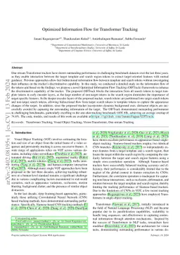 Optimized Information Flow for Transformer Tracking