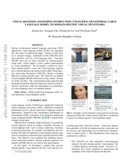 Visual Question Answering Instruction: Unlocking Multimodal Large
  Language Model To Domain-Specific Visual Multitasks