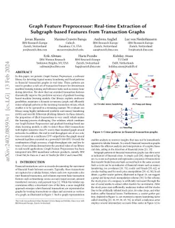 Graph Feature Preprocessor: Real-time Extraction of Subgraph-based
  Features from Transaction Graphs