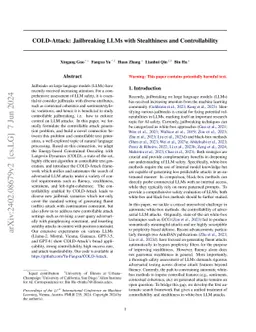 COLD-Attack: Jailbreaking LLMs with Stealthiness and Controllability