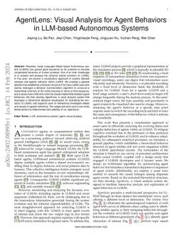 AgentLens: Visual Analysis for Agent Behaviors in LLM-based Autonomous
  Systems