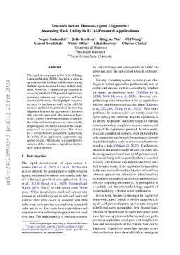 Towards better Human-Agent Alignment: Assessing Task Utility in
  LLM-Powered Applications