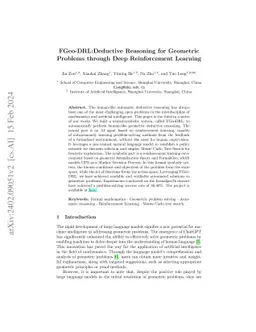 FGeo-DRL: Deductive Reasoning for Geometric Problems through Deep
  Reinforcement Learning