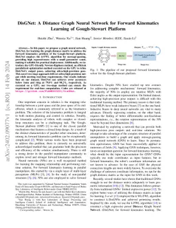 DisGNet: A Distance Graph Neural Network for Forward Kinematics Learning
  of Gough-Stewart Platform